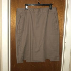 Khaki Pencil Skirt ✏️